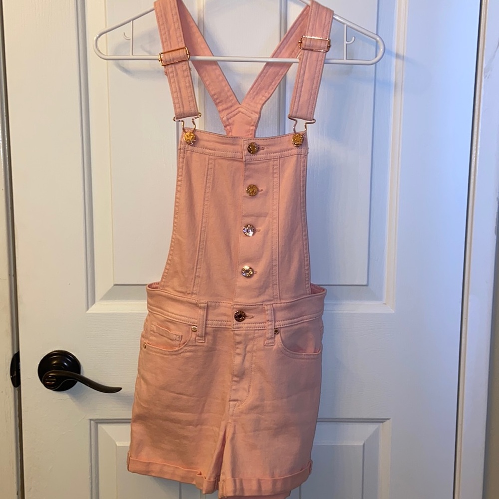 Guess Denim Overall Shorts